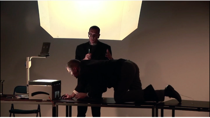 « L’Argument de la diagonale », conférence performance d'Erick Duyckaerts du 20 mars 2011, 8'26''